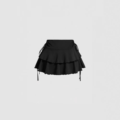 Women's Ruffle Shorts with Adjustable Waist Lune London