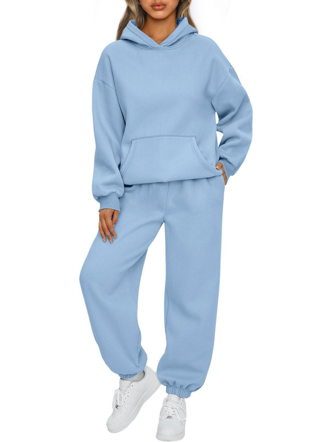 Women's Hoodie and Chic Sports Tracksuit