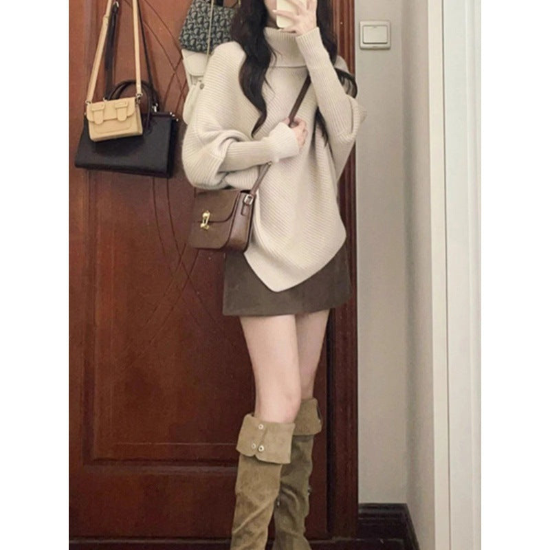 Pull oversized femme avec ourlet asymétrique Chic & Stil