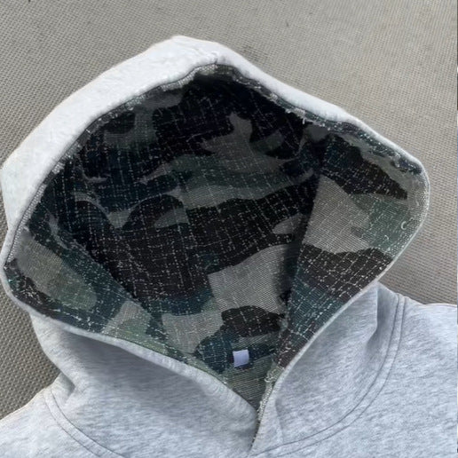 Hoodie pour femmes avec intérieur doublé camouflé Chic & Stil