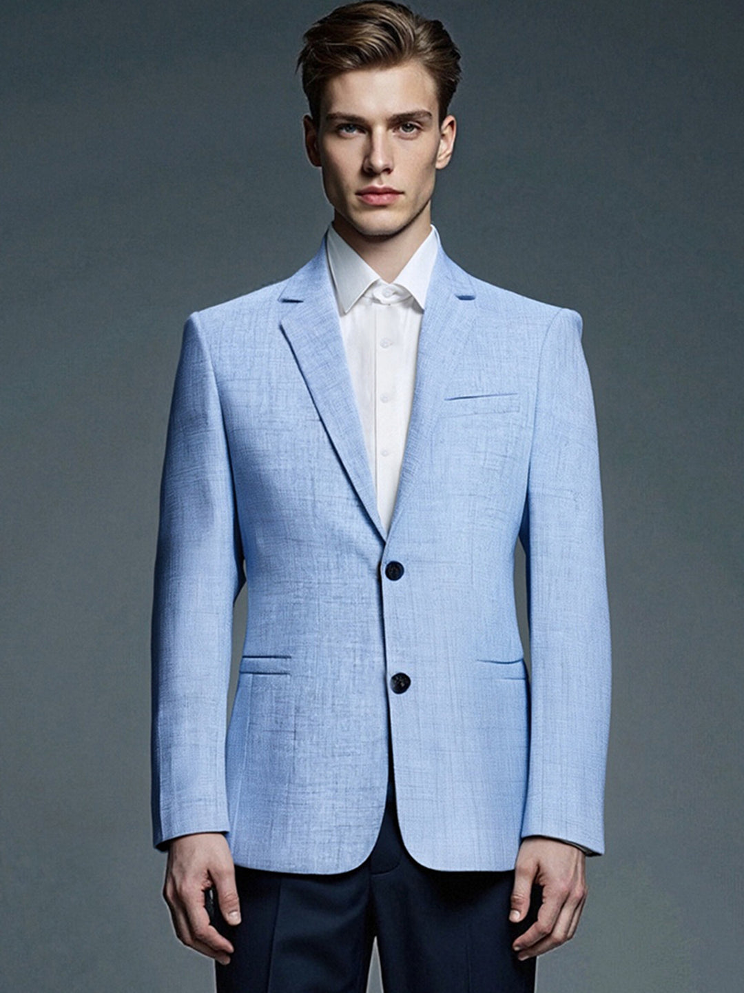 Modern Slim-Fit Blazer for men with textured surface Lune London