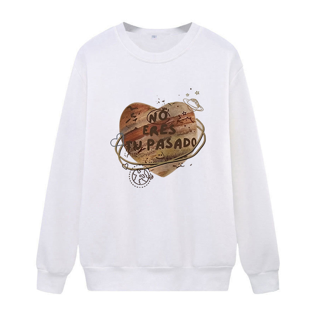 Women casual sweatshirt with creative heart design Chic & Stil