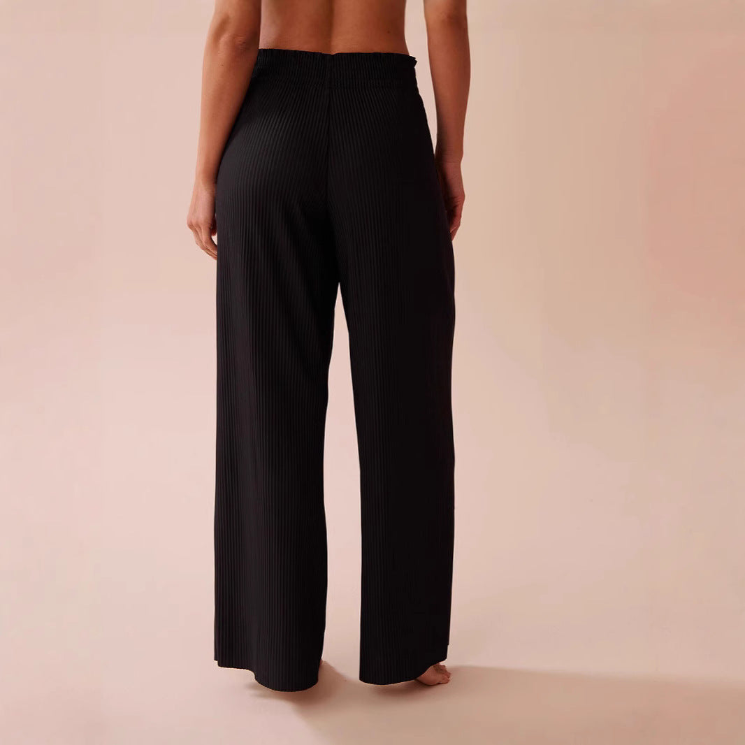 Lune London Elegant Pleated Leisure Pants for Women