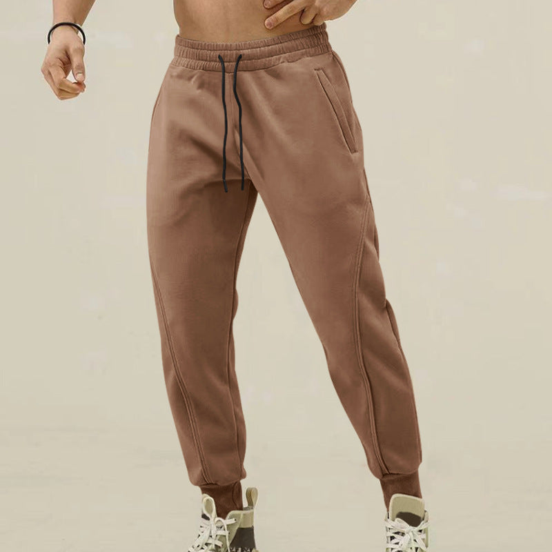 Comfortable sports pants for men with adjustable waistband and side pockets Lune London