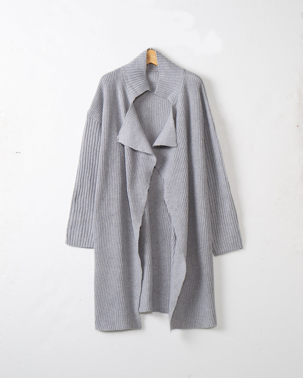 Women’s knit coat Galerie with relaxed fit and modern details Lune London
