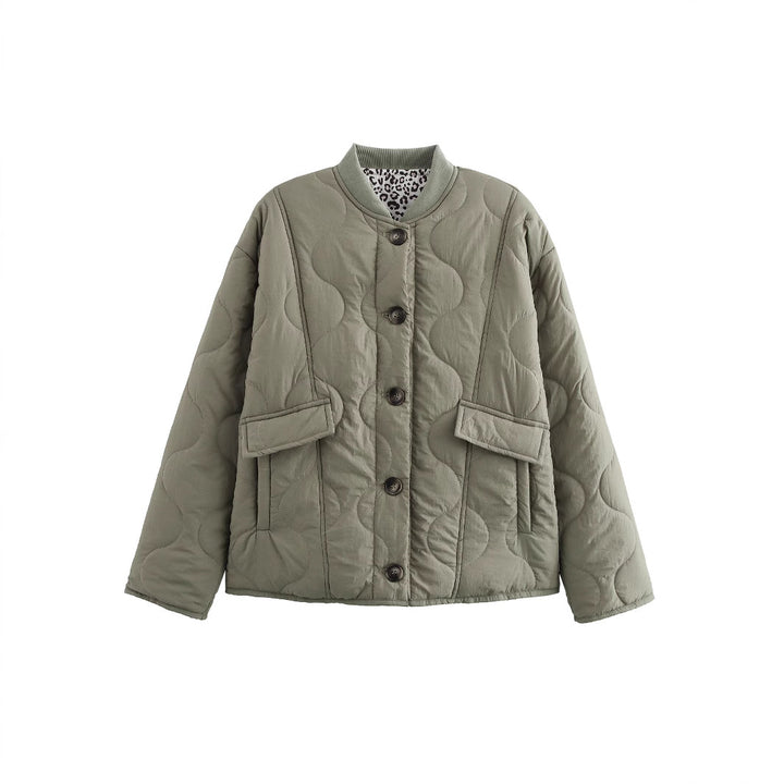 Ladies quilted leisure jacket with practical pockets Lune London
