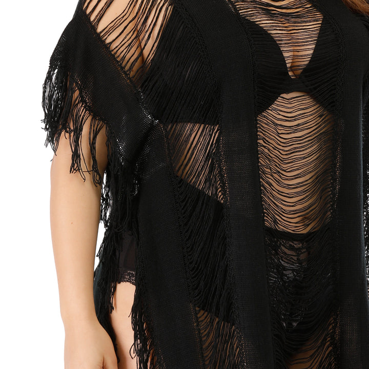 Women Fringe Network Beach Kimono Lune London
