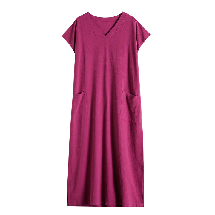 Ladies plus size pocket maxi dress Lune London