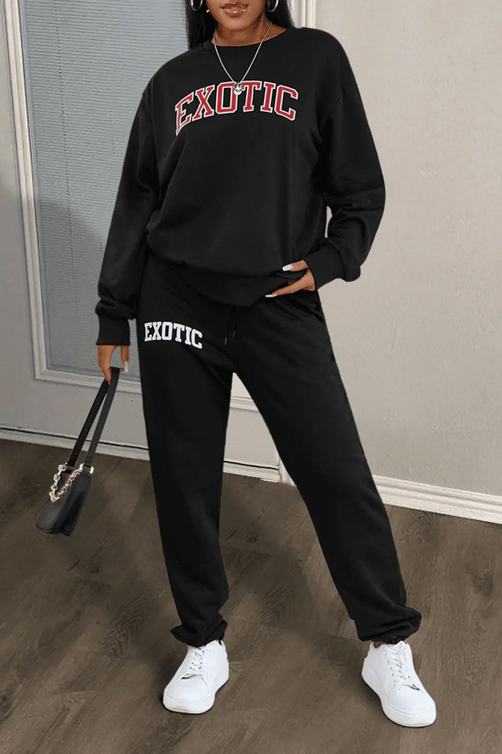 Lune London women's athletic sweatshirt and jogging set