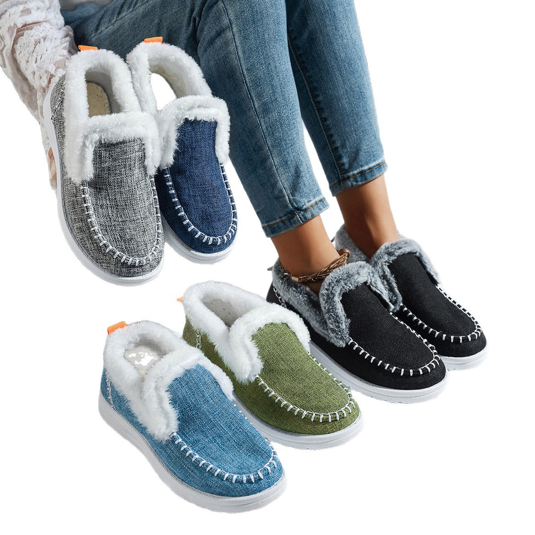 Ladies Comfortable and Cozy Sneakers Lune London