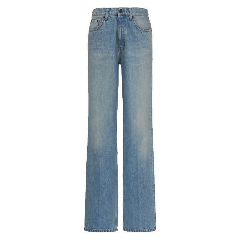 Vintage high-waisted bootcut jeans for women with a relaxed fit Lune London