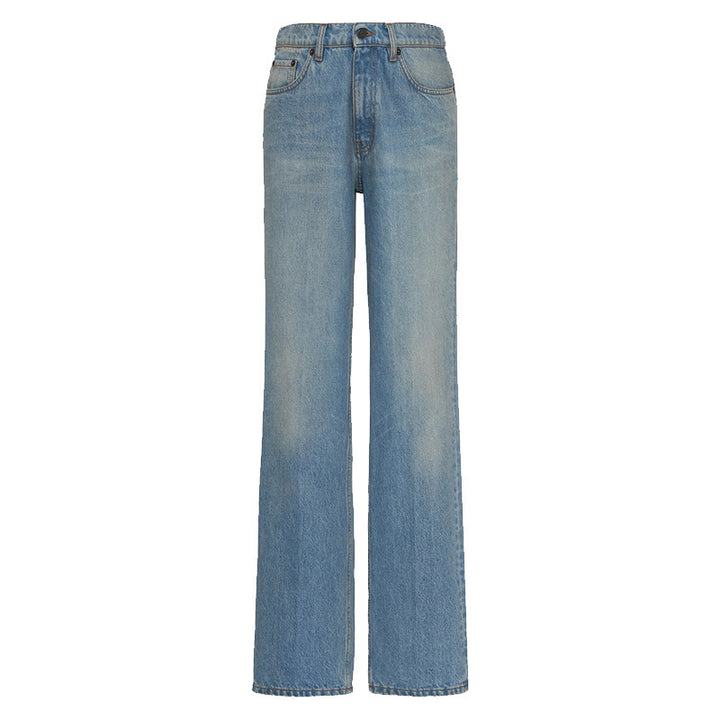Vintage high-waisted bootcut jeans for women with a relaxed fit Lune London
