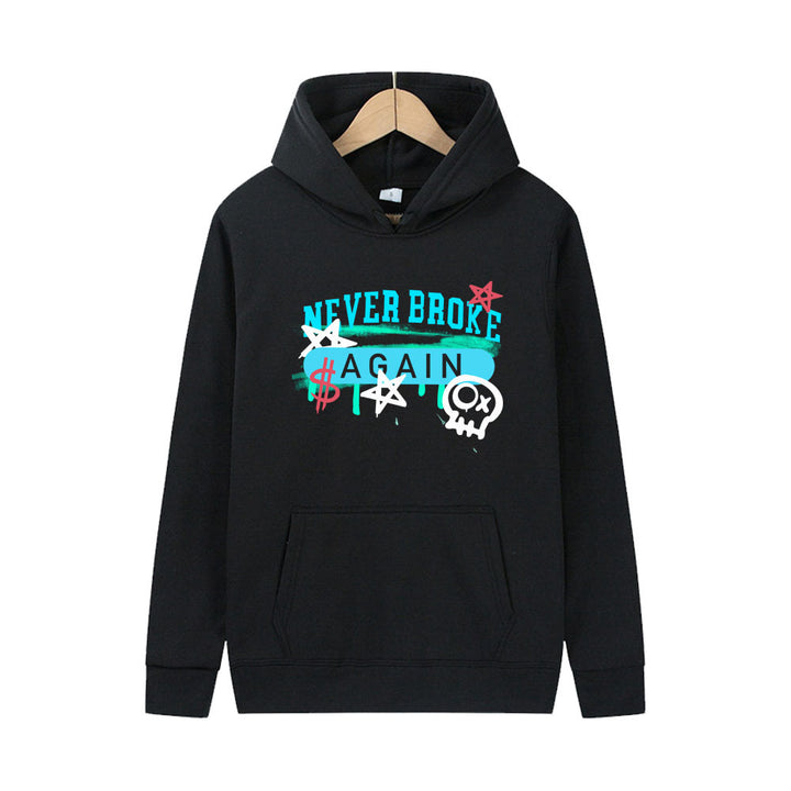 Hoodie for women with creative pattern and kangaroo pocket Lune London