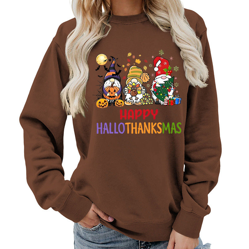 Sweat-shirt pour femmes avec un design de vacances joyeux Chic & Stil