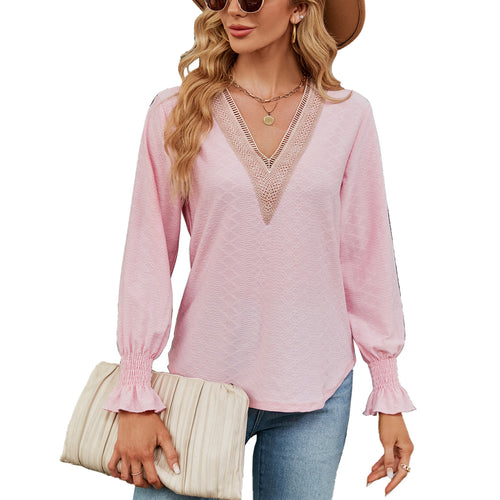 Loose shirt for women with a fine structure design Lune London
