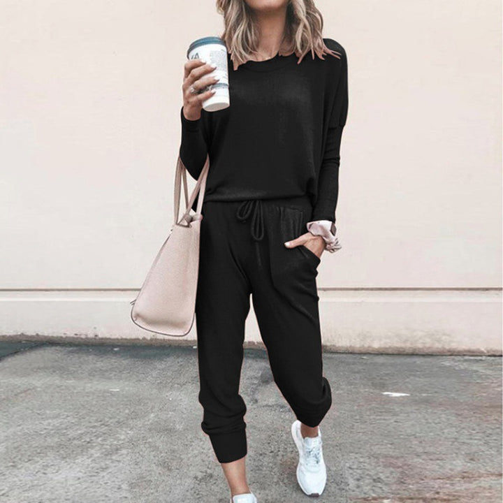 Women Casual Overalls with Practical Drawstring and Side Pockets Lune London