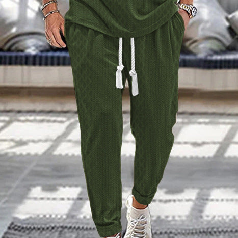 Casual sports pants for men with elastic waist and side pockets Lune London
