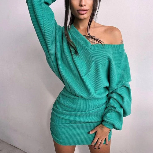 Asymmetric wrap dress for women with ruffle details Lune London