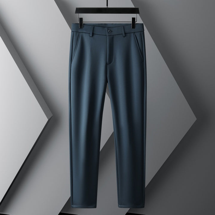 Modern chinos for men with elastic waistband and side pockets Lune London