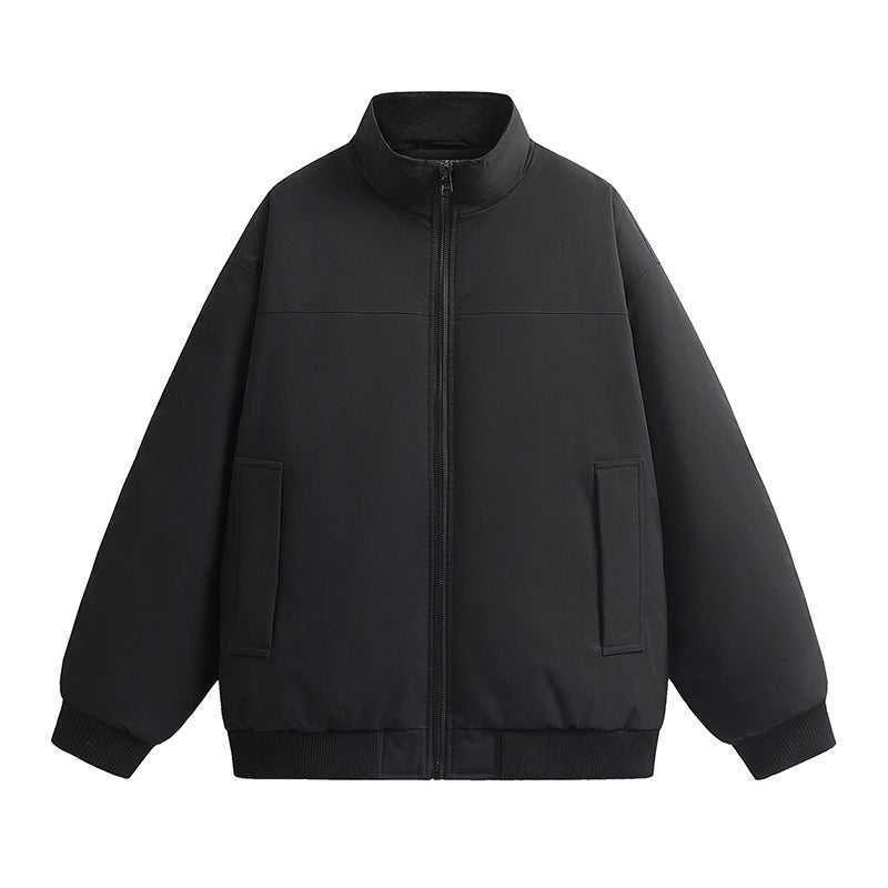 Stylish bomber jacket for men with high collar and side pockets Lune London