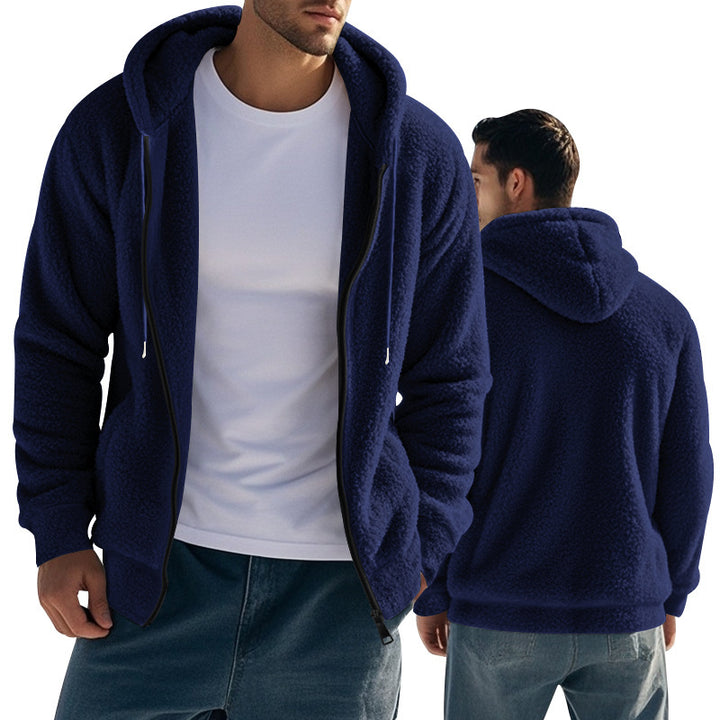 Men's fleece jacket with oversized cut Lune London