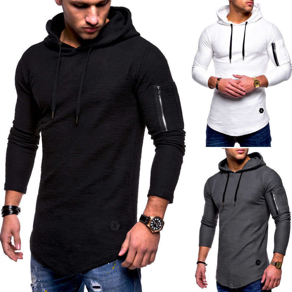 Men's casual hoodie with stylish zipper Lune London
