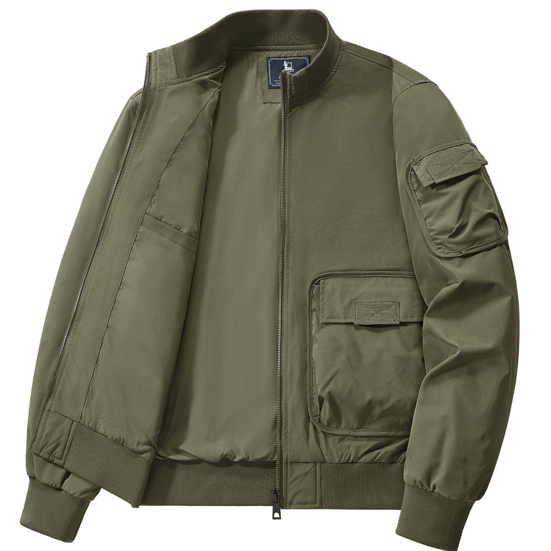 Trendy bomber jacket for men with functional pockets Lune London