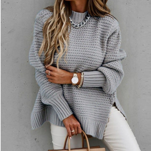 Ladies Sweater in patterned knit Lune London