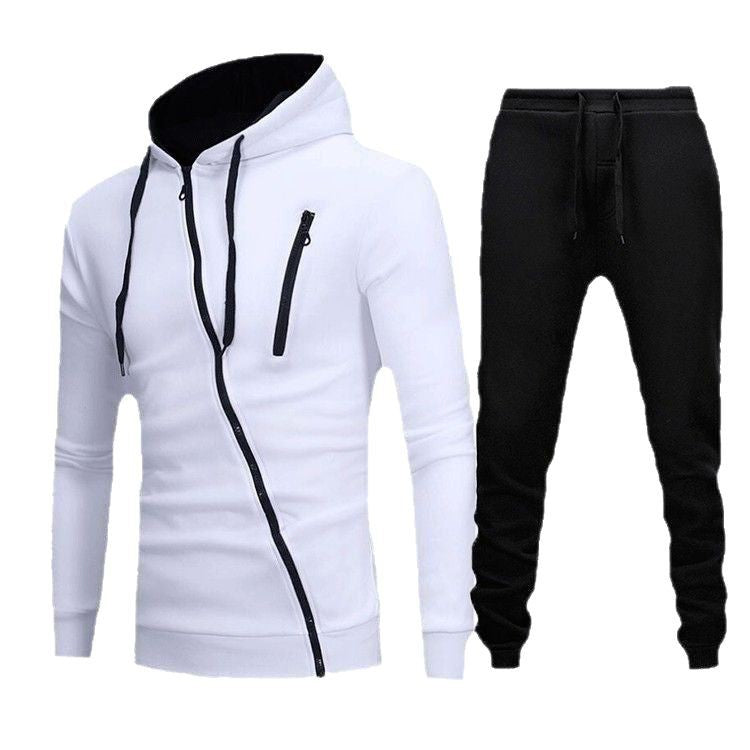Functional jacket for men with asymmetrical zipper and sporty cut Lune London