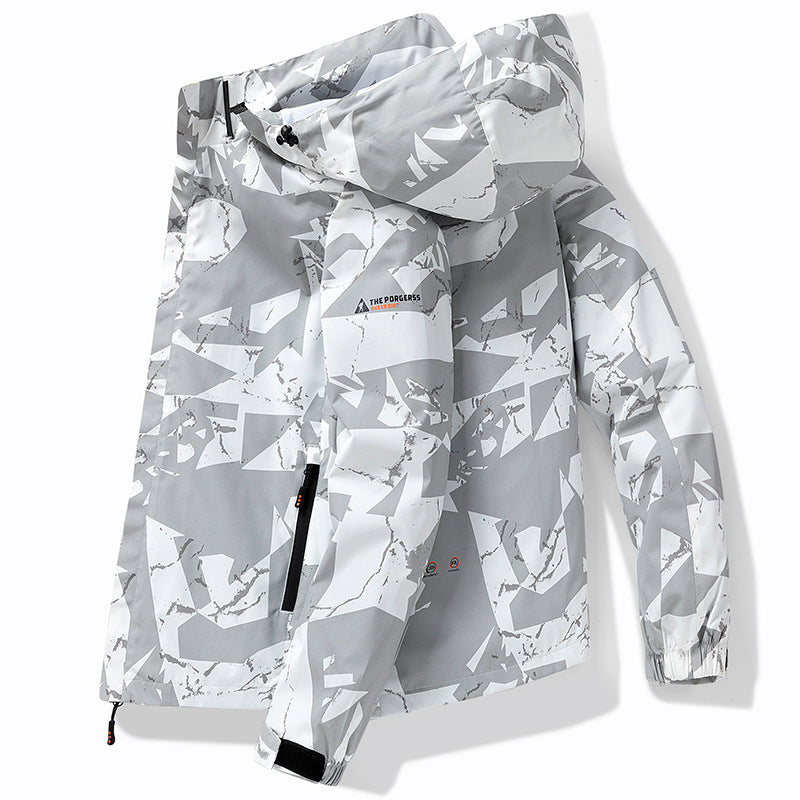 Ladies functional waterproof jacket with breathable material and practical pockets Lune London
