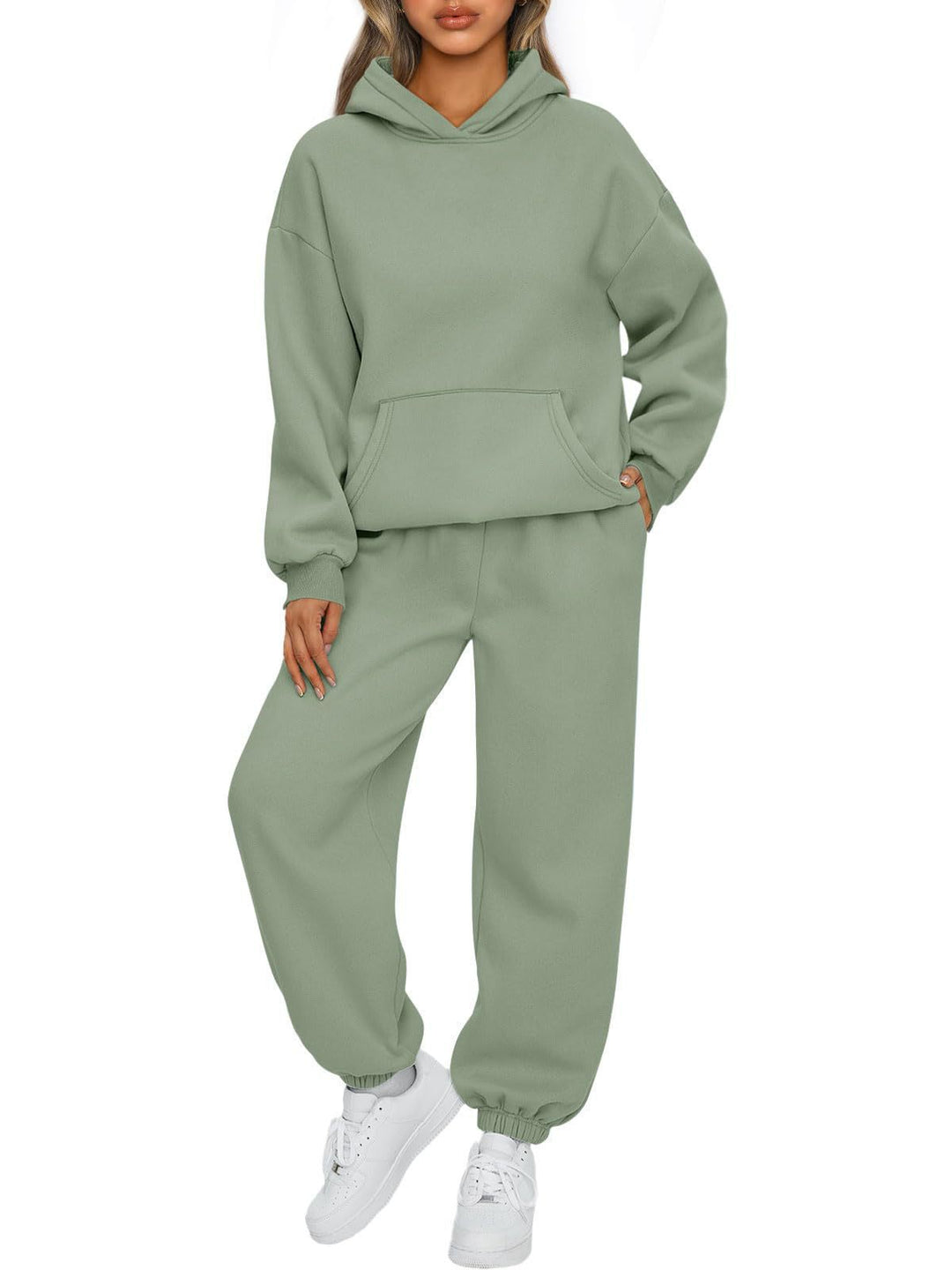 Women's Hoodie and Chic Sports Tracksuit