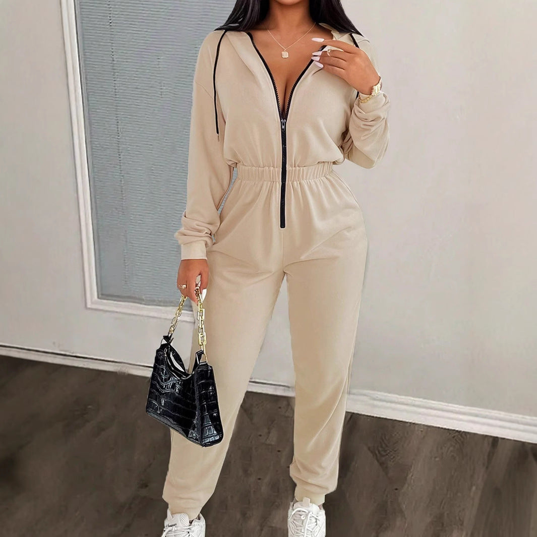 Ladies chic leisure jumpsuit