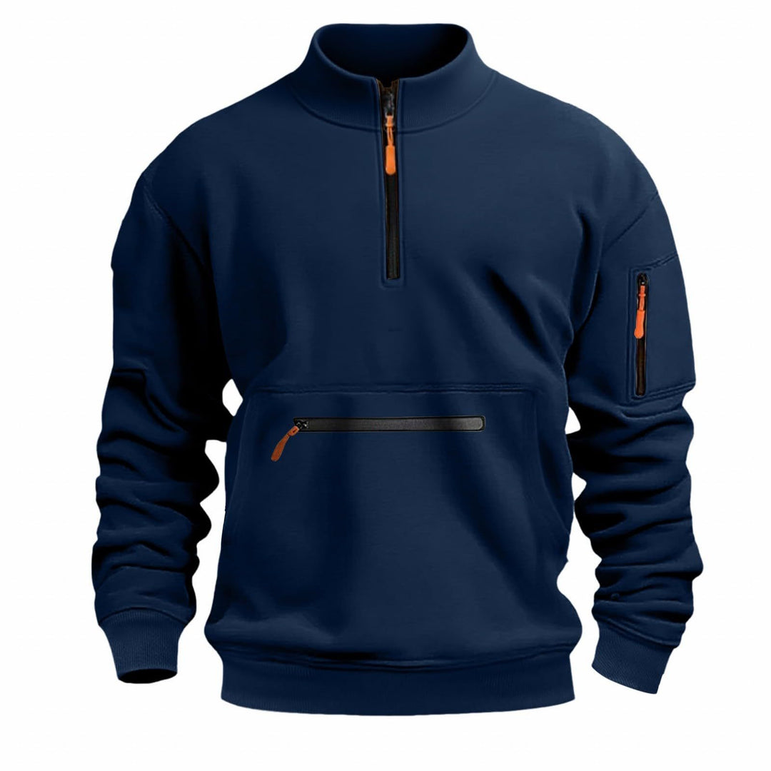 Men's functional sweatshirt with zipper Lune London