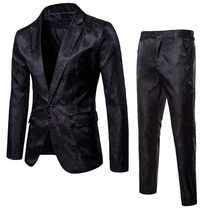 Men's Exquisite Chic Jacquard Suit