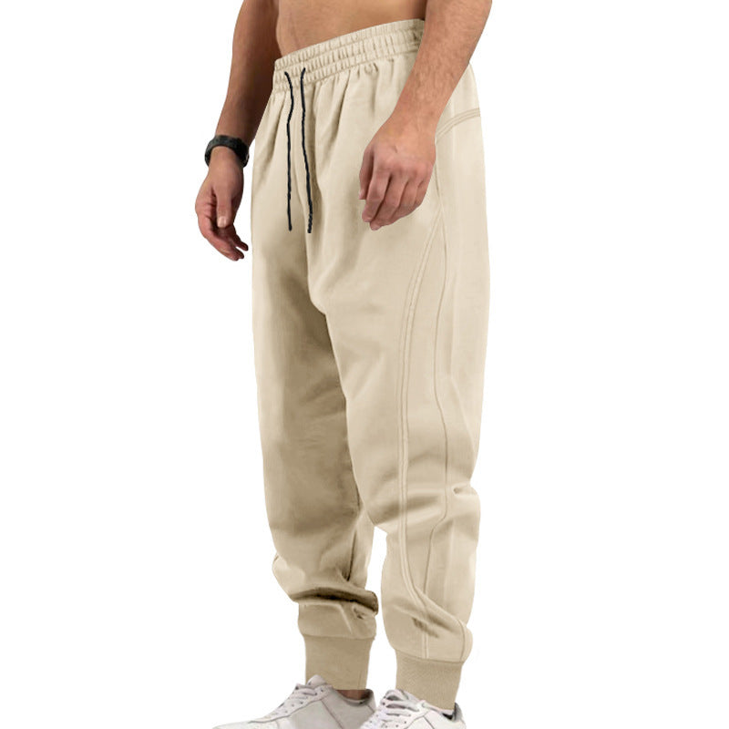 Men's athletic fitness jogging pants with pockets and elastic waistband Lune London
