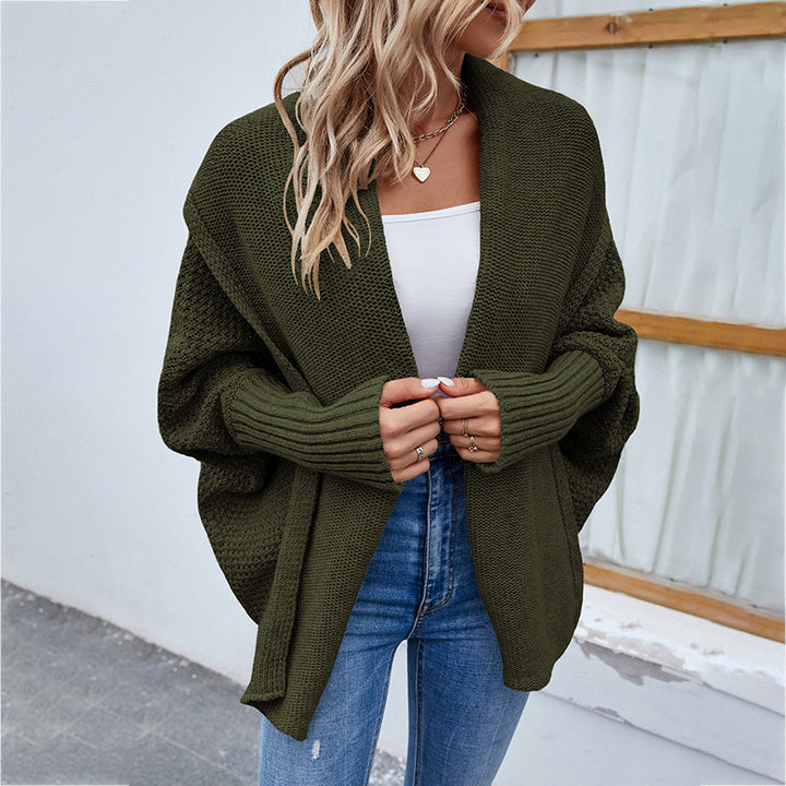 Open-cut cardigan for women with puff sleeves Lune London