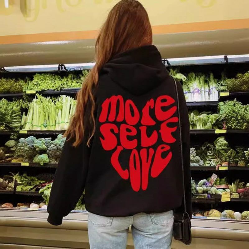 Women's hoodie with eye-catching print and oversized fit Lune London