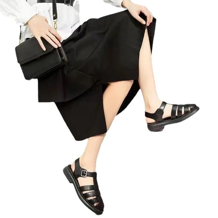 Ladies Elegant Adjustable Heeled Sandals Lune London