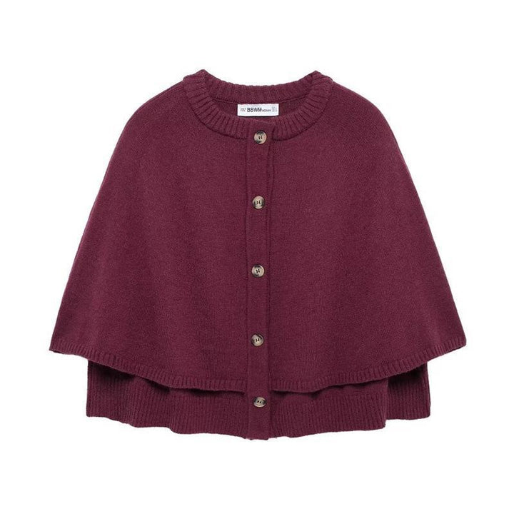 Ladies trendy poncho sweater Lune London