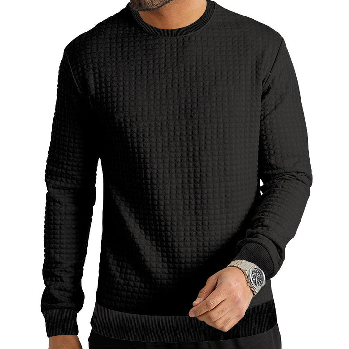 Men's sweatshirt with a unique waffle structure Lune London