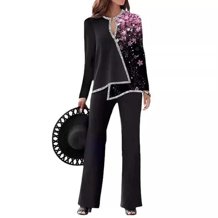 Ladies Elegant Statement Jacket with Asymmetrical Cut and Glittering Details Lune London
