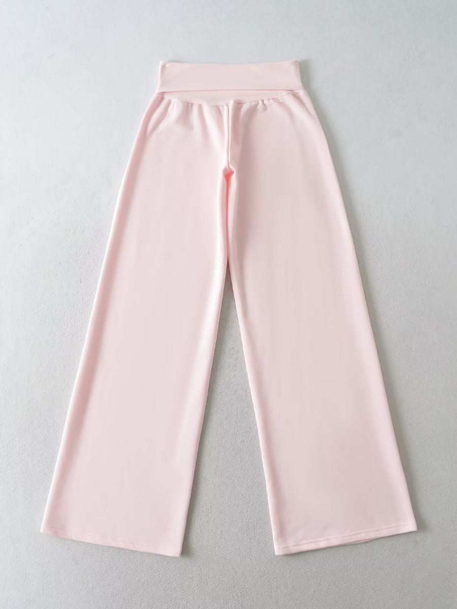 Loose-fitting jogger pants for women with high waist and soft texture Lune London