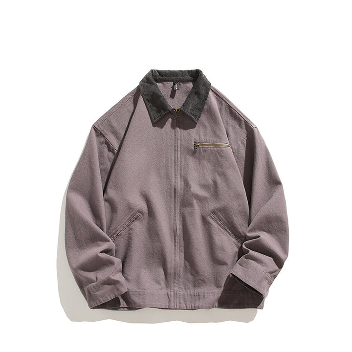 Casual transition jacket for men with sturdy high collar Lune London