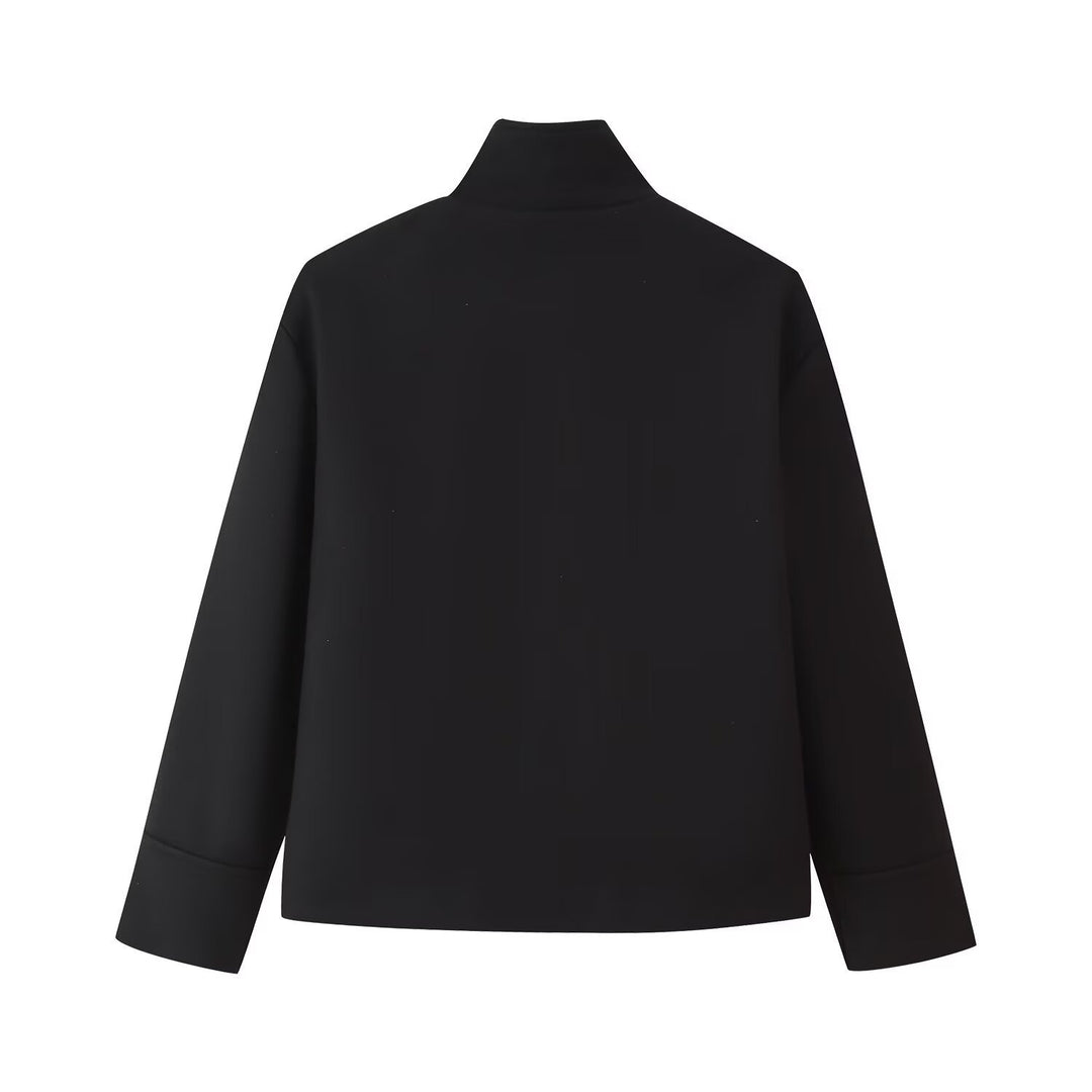 Veste élégante pour femmes avec col haut et fermeture à boutons Chic & Stil