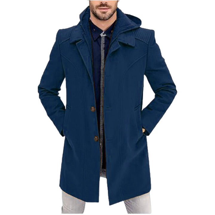 Elegant transition coat for men with piped details Lune London