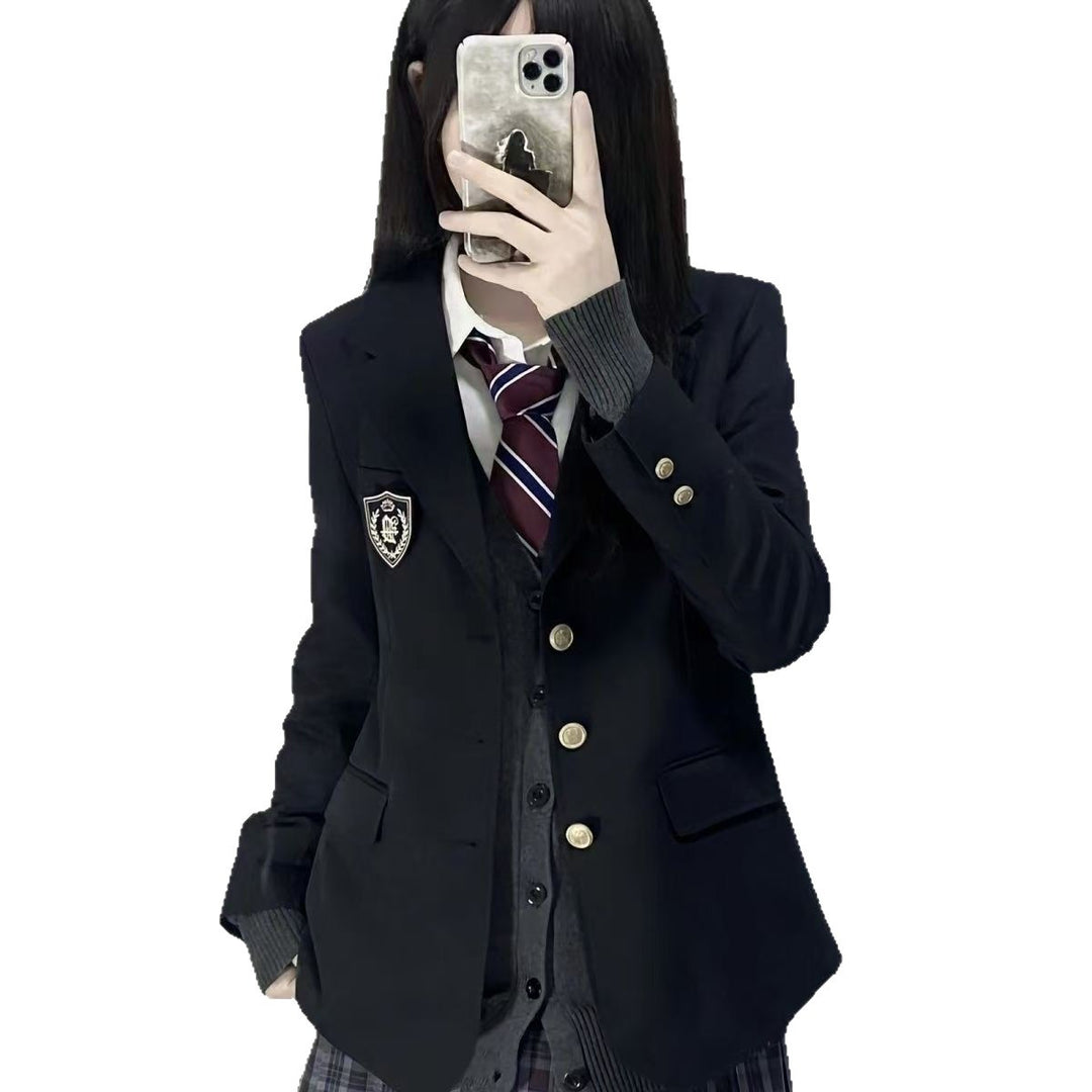 Blazer d'uniforme scolaire à la mode pour femmes Chic & Stil