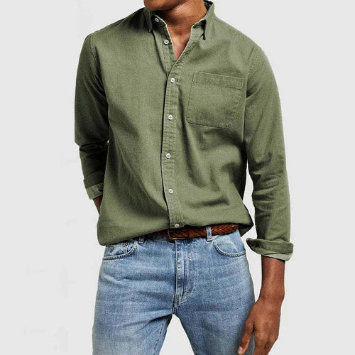 Casual shirt for men in lightweight cotton fabric Lune London