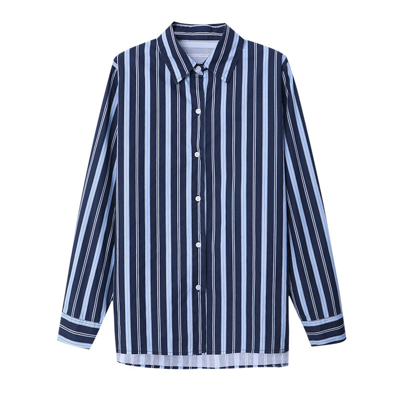 Women's Classic Blouse with Striped Design and Modern Cut Chic & Stil