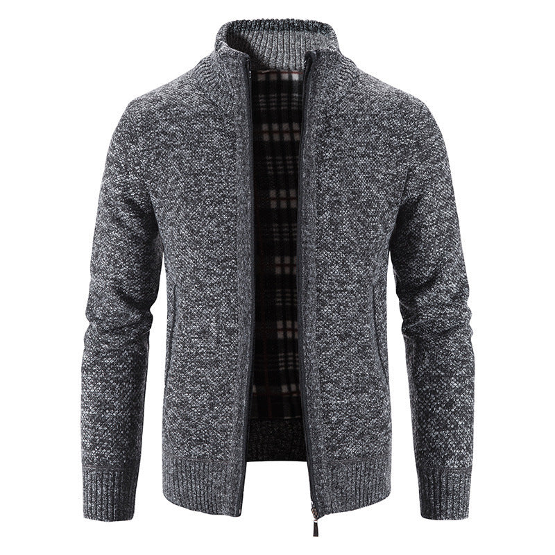 Men's Cardigan with Innovative Heat-Insulating Inner Lining Lune London