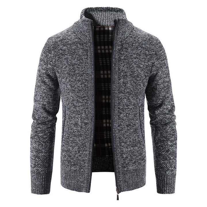 Men's Cardigan with Innovative Thermal Insulating Inner Lining Lune London